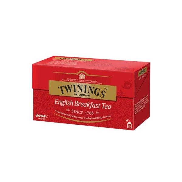 Fekete tea 25x50 g Twinings, English Breakfast