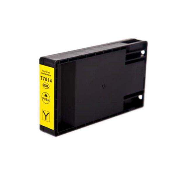 Premium Epson T7014 Yellow Utángyártott Tintapatron