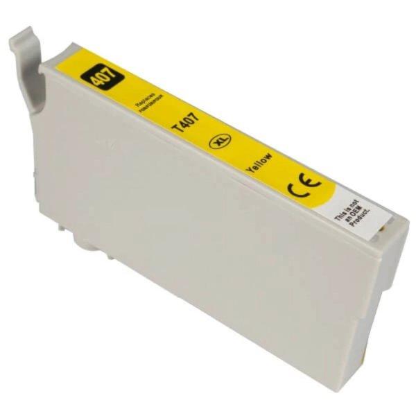 Premium Epson 407XL Yellow T07U4 Utángyártott Tintapatron