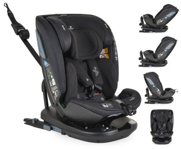 Cangaroo Gravity I-Size 360°-ban forgatható ISOFIX gyermekülés (40-150 cm) -
Fekete