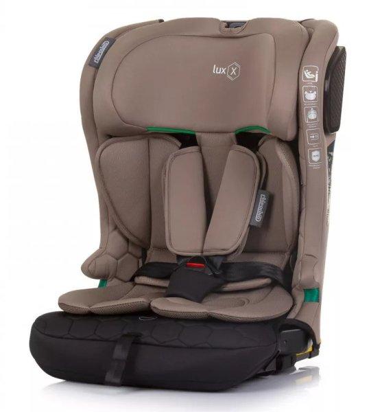 Chipolino Lux X autósülés Isofix 76-150cm - Macadamia 