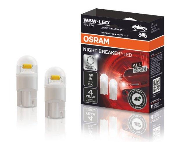 Osram W5W Led szett Night Breaker 2825DWNB-2HB