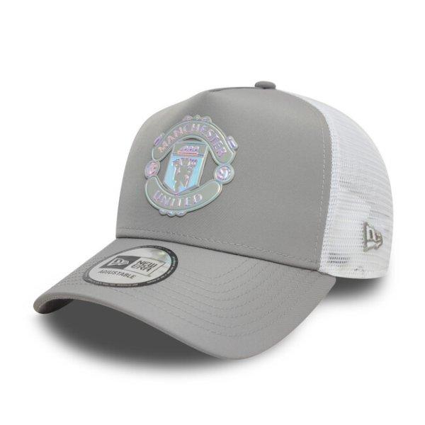 sapka NEW ERA 940 A-Frame Trucker Iridescent Manchester United Grey