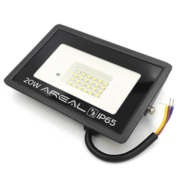 Areal LED Reflektor 20W, Beépített Mozgásérzékelővel