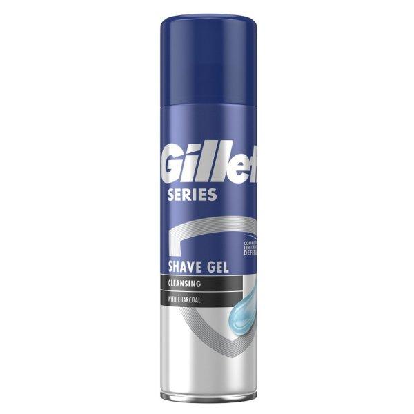 Gillette Borotvazselé faszénnel Charcoal (Cleansing Shave Gel) 200 ml