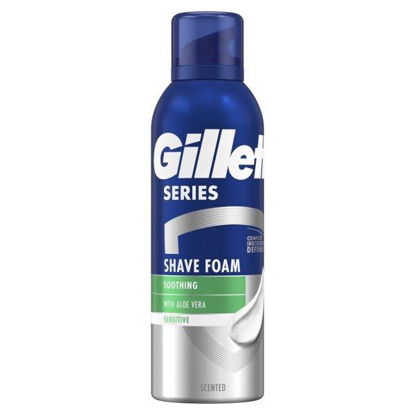 Gillette Nyugtató borotvahab Series Sensitive Aloe Vera (Soothing Shave
Foam) 200 ml