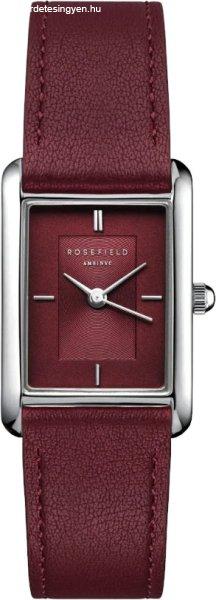 Rosefield Heirloom Modern Burgundy Dial Silver Burgundy Leather HBBLS-H08