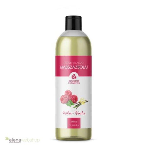 Diamond Cosmetics Málna-Vanília illatú masszázsolaj - 250 ml