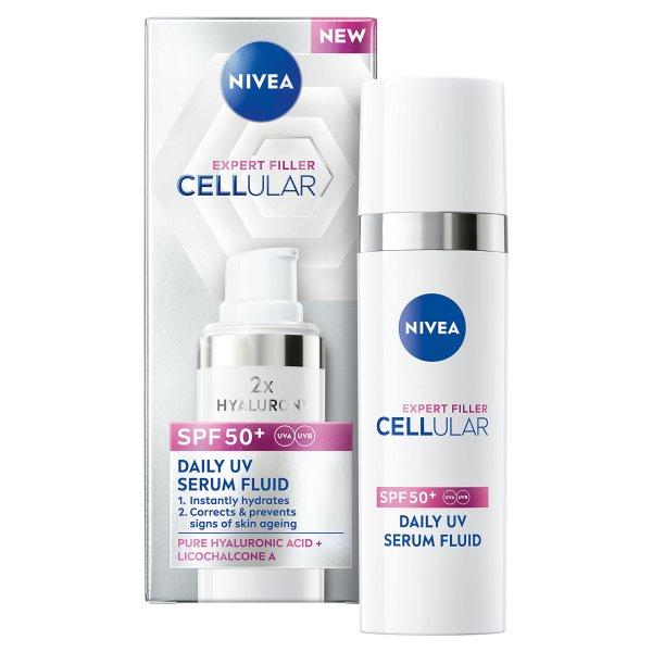 Nivea Nappali UV szérum SPF 50+ Cellular Expert Filler Fluid 50 ml