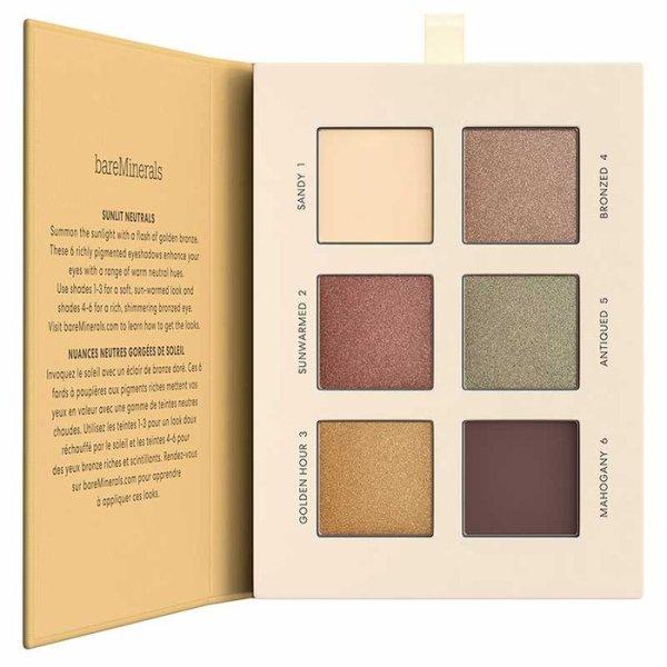 bareMinerals Szemhéjfesték paletta Sunlit (Mineralist Eyeshadow
Palette) 7,8 g