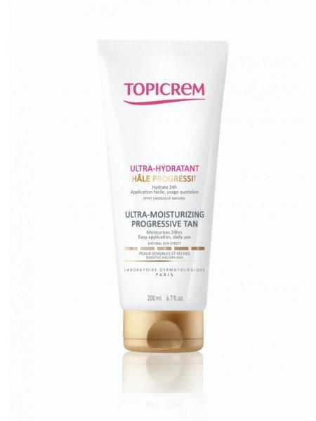 Topicrem Hidratáló önbarnító tej (Ultra-Moisturizing
Progressive Tan) 200 ml