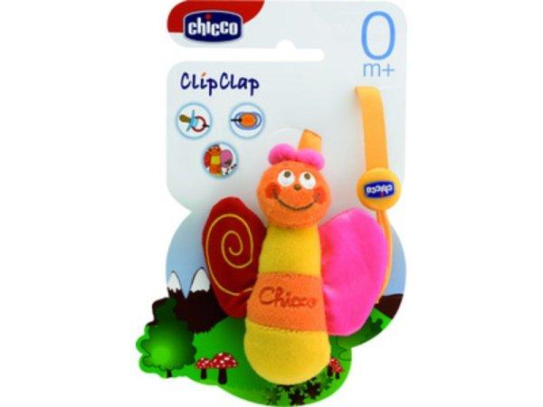 CHICCO ClipClap Textil Cumilánc 1db 0h + méhecske