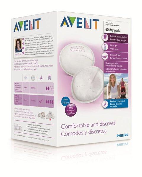 Avent SCF254/60 Eldobható melltartóbetét - nappali 60db