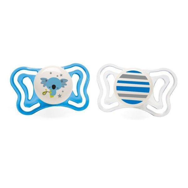 Chicco PhysioForma Light éjszakai világítós szilikon cumi 2 db, 6-16
hó-unis.