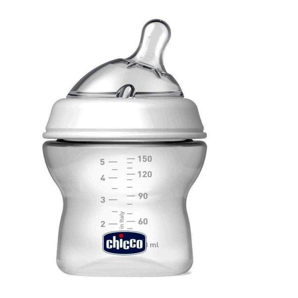 Chicco NaturalFeeling cumisüveg normál folyású ferde cumival - 150 ml
normál átfolyás 0-2 hónapos korra 