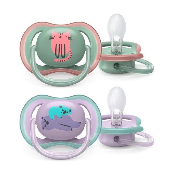 Philips AVENT SCF085/18 ultra air játszócumi - mintás lányos (koala) 6-18hó
2db