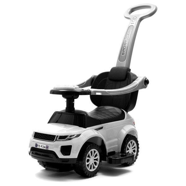 Baby Mix bébitaxi tolókarral 3in1 Sport Car fehér