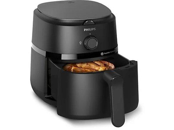 Philips 1000 Series NA120 kompakt, mechanikus 4.2L 1300W Air Fryer,
forrólevegős sütő, olajmentes olajsütő, 4,2 literes Airfryer (NA120/00)