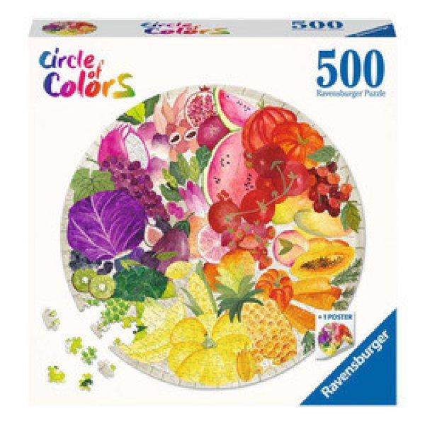 Ravensburger Puzzle kör 500 db - Gyümölcsök