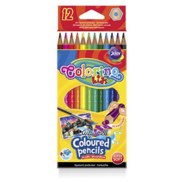 Colorino Színes aquarell ceruza 12db