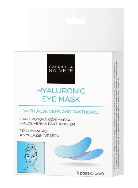 Gabriella Salvete Hyaluron szemkörnyékápoló maszk aloe
verával és panthenollal (Hyaluronic Eye Mask) 5 pár