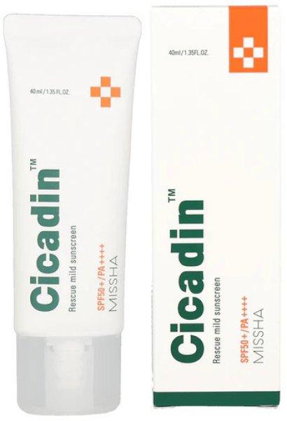 Missha Fényvédő krém SPF50+ Cicadin (Rescue Mild Sunscreen)
40 ml