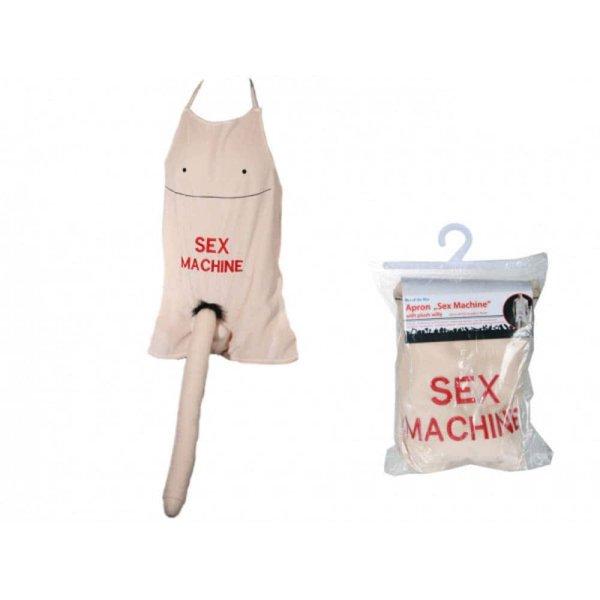  Apron with Plush Penis 