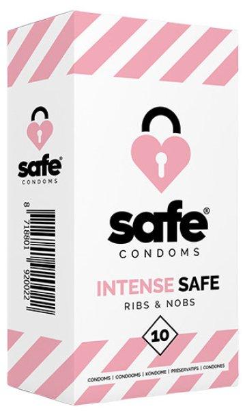 SAFE - condoms Ribs & Nobs 10 pcs