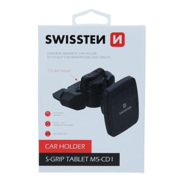 Držák telefonu (magnetický, do slotu CD přehrávače)|Swissten