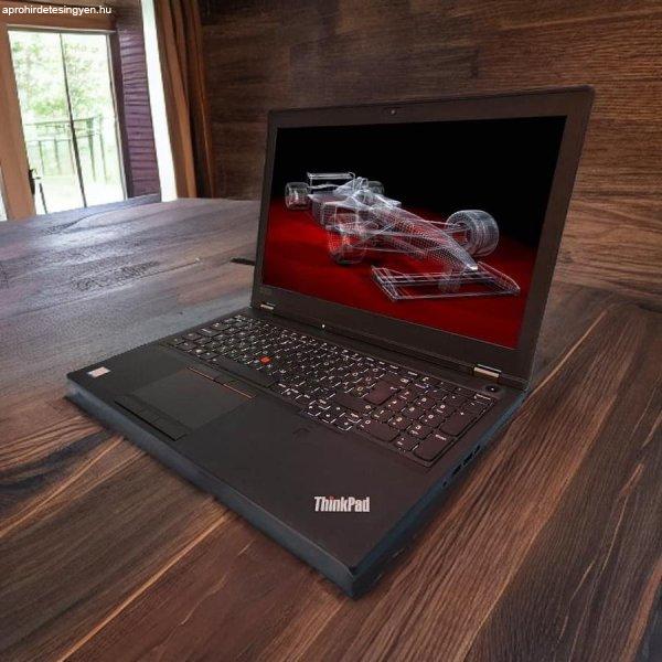 Nagy Teljesítményű Lenovo ThinkPad P52 i7-8850H/32/512SSD/Quadro P2000
4GB/15,6