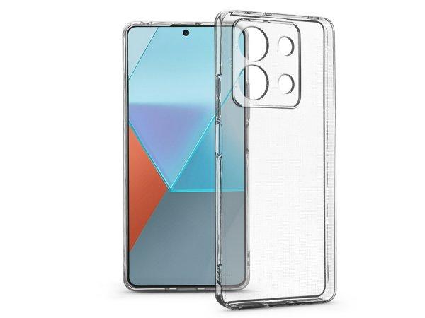 Xiaomi Redmi Note 13 Pro 5G/Poco X6 5G szilikon hátlap kameravédővel -
Premium Clear Case Box - átlátszó