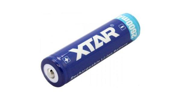 Xtar 18650 Li-ion akku védelemmel 2600mAh