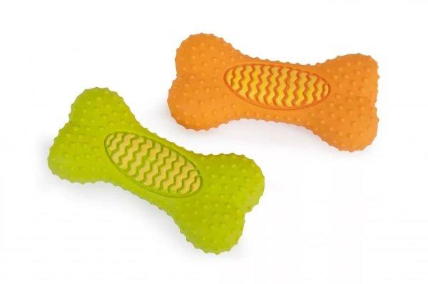 Camon sípolós tüskés latex csontformás rágócsont 13 cm (Ah209/L)
