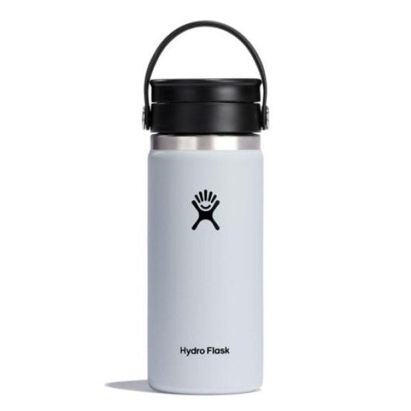 Hydro Flask Thermo bögre 16 OZ Wide Flex Sip Lid, fehér