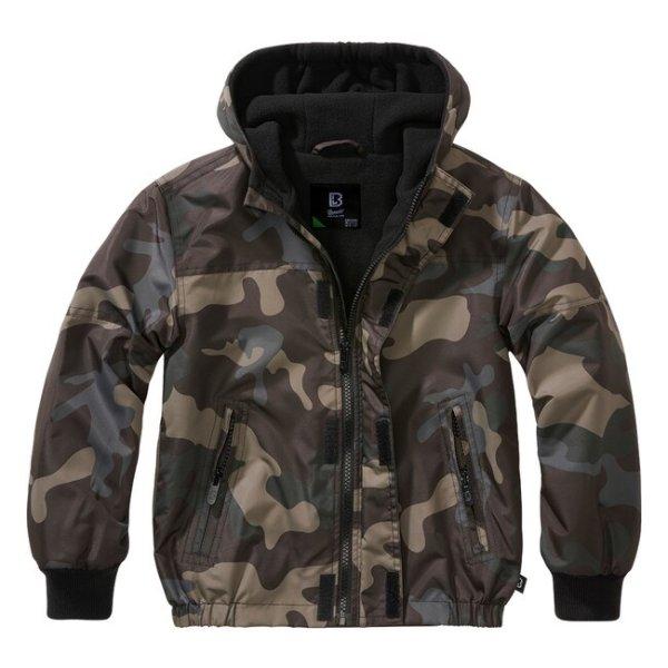 Brandit Windbreaker Frontzip gyerek dzseki, darkcamo