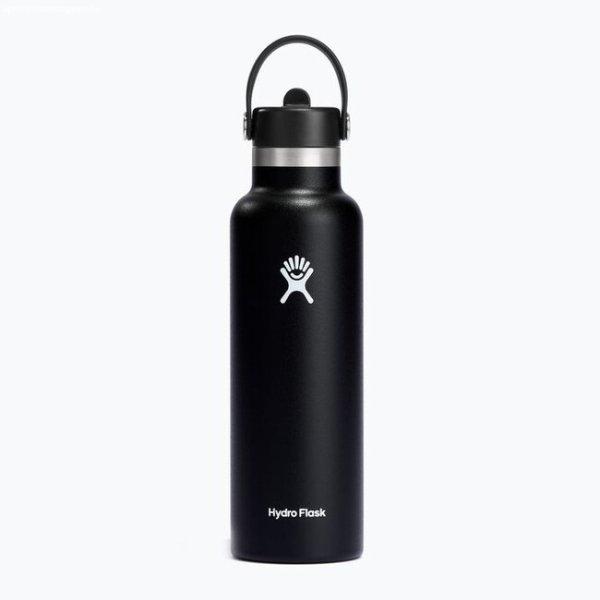 Hydro Flask Thermo palack szájjal 21 OZ Standard Flex Straw Cap, fekete