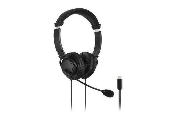 Kensington K97457WW Classic USB-C Headset with Mic Black