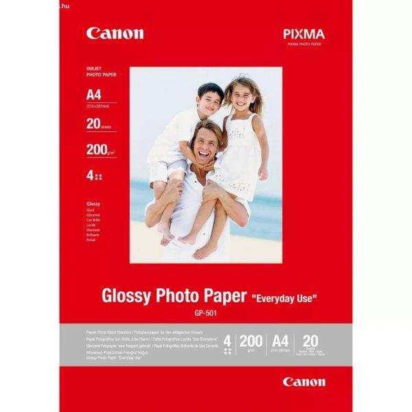 Canon GP-501 200g A4 20db Fényes Fotópapír