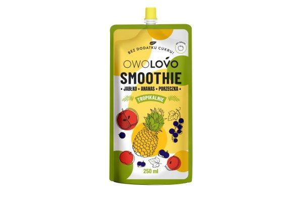 Owolovo gyümölcspüré alma-ananász-feketeribizli smoothie 200 g