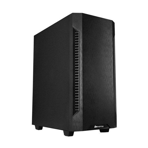 CHIEFTEC Ház ELOX AS-01B-OP ATX, 1db Ventillátorral, Tápegység nélkül,
Fekete