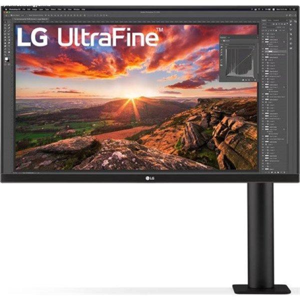 LG 27UN880P-B UltraFine Ergo Stand 27" IPS LED monitor fekete FreeSync
(Sérült csomagolás, bontott!)