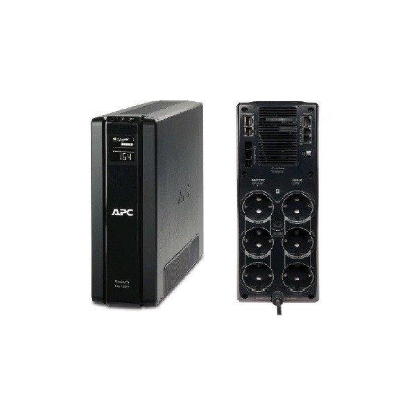 APC szünetmentes, gaming, Back-UPS BR1500G-GR, (3+3 SCHUKO) 1500VA (865 W) LCD
230V LINE-INTERAKTÍV, torony - USB