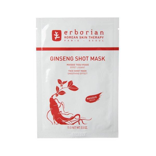 Erborian Nyugtató arcmaszk Ginseng Shot Mask (Face Sheet Mask) 15 g