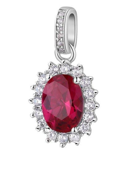 Brosway Elegáns ezüst medál Fancy Passion Ruby FPR13