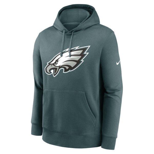 Nike Men's NFL Philadelphia Eagles Nike Club Fleece Pullover Hoodie teal