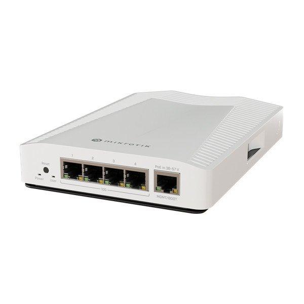 MIKROTIK Cloud Router Switch 1x1000Mbps + 4x10Gbit SFP+, Menedzselhető, Asztali
- CRS304-4XG-IN