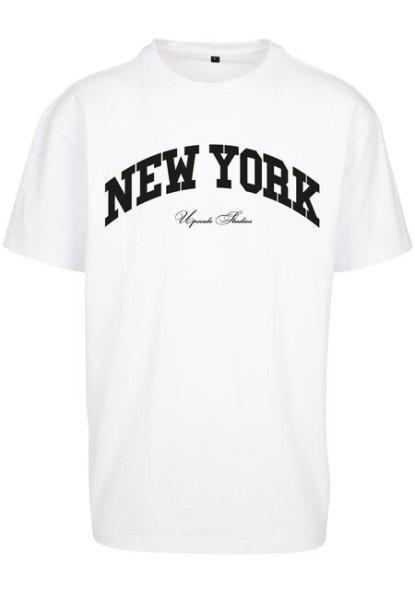 Mr. Tee New York College Oversize Tee white