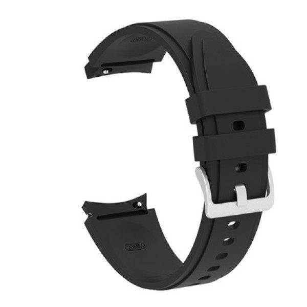 Mybandz 36139 szilikon óraszíj galaxy watch 4-5 /fekete-rés nélkül/ 20mm