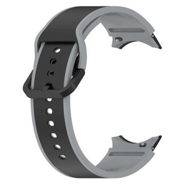 Mybandz 75301 rés-nélküli szilikon óraszíj galaxy watch 5-6-7
/fekete-szürke/ 20mm