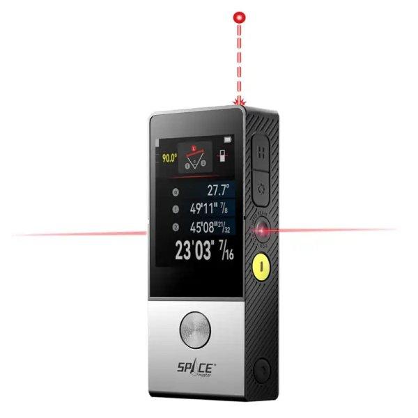 Mileseey D9 Pro - lézeres távolságmérő jelölőlézerrel:100 m, 3D (két
tetszőleges pont közti) mérés, érintőképernyő, bluetooth, stb.